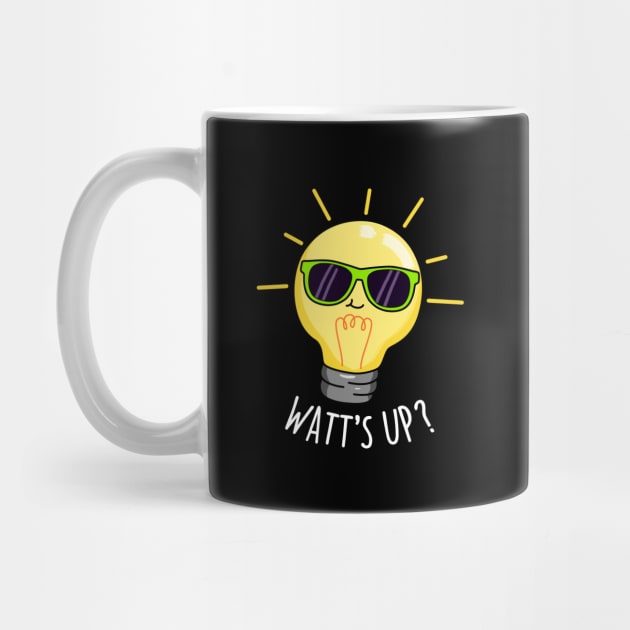 Watts Up Cute Electricity Light Bulb Pun by punnybone